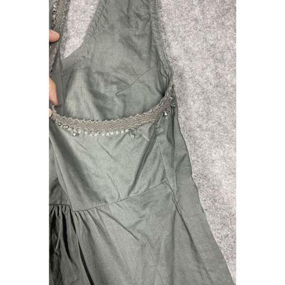 Vintage Guess Top Womens Small Grey White Tank Racerback Studded Trim Lot 2 - Picture 8 of 16